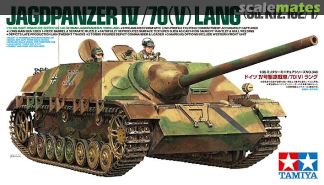 Boxart Jagdpanzer IV/70(V) lang 35340 Tamiya