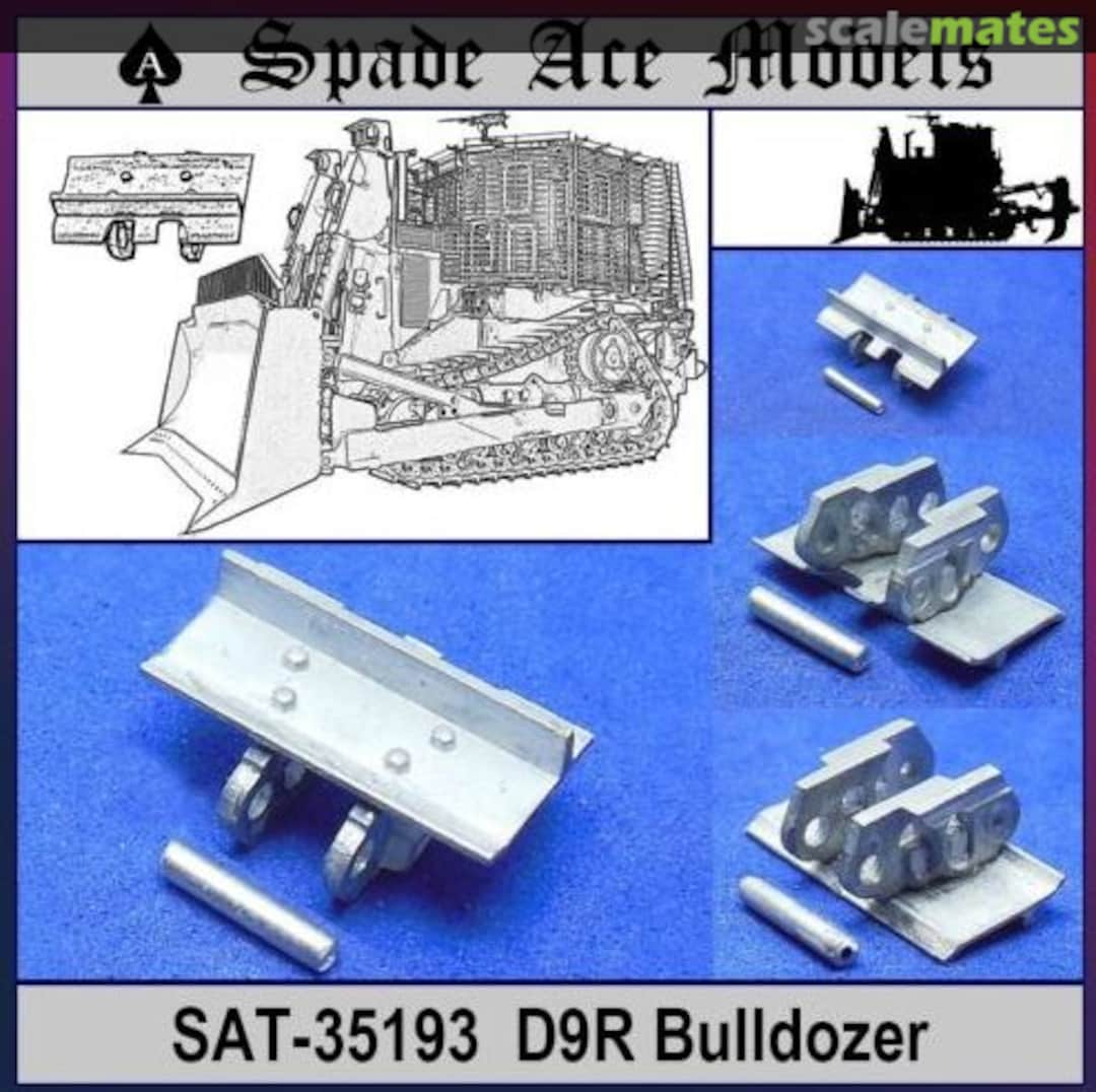 Boxart Metal Track D9R Bulldozer SAT-35193 Spade Ace Models