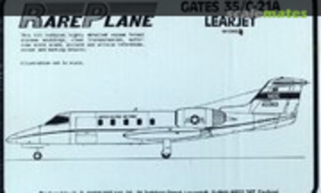 1:72 Gates 35/C.21A Learjet (RarePlane RP3005)