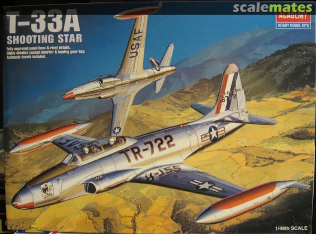 Boxart Lockheed T-33A Shooting Star 02185 Academy