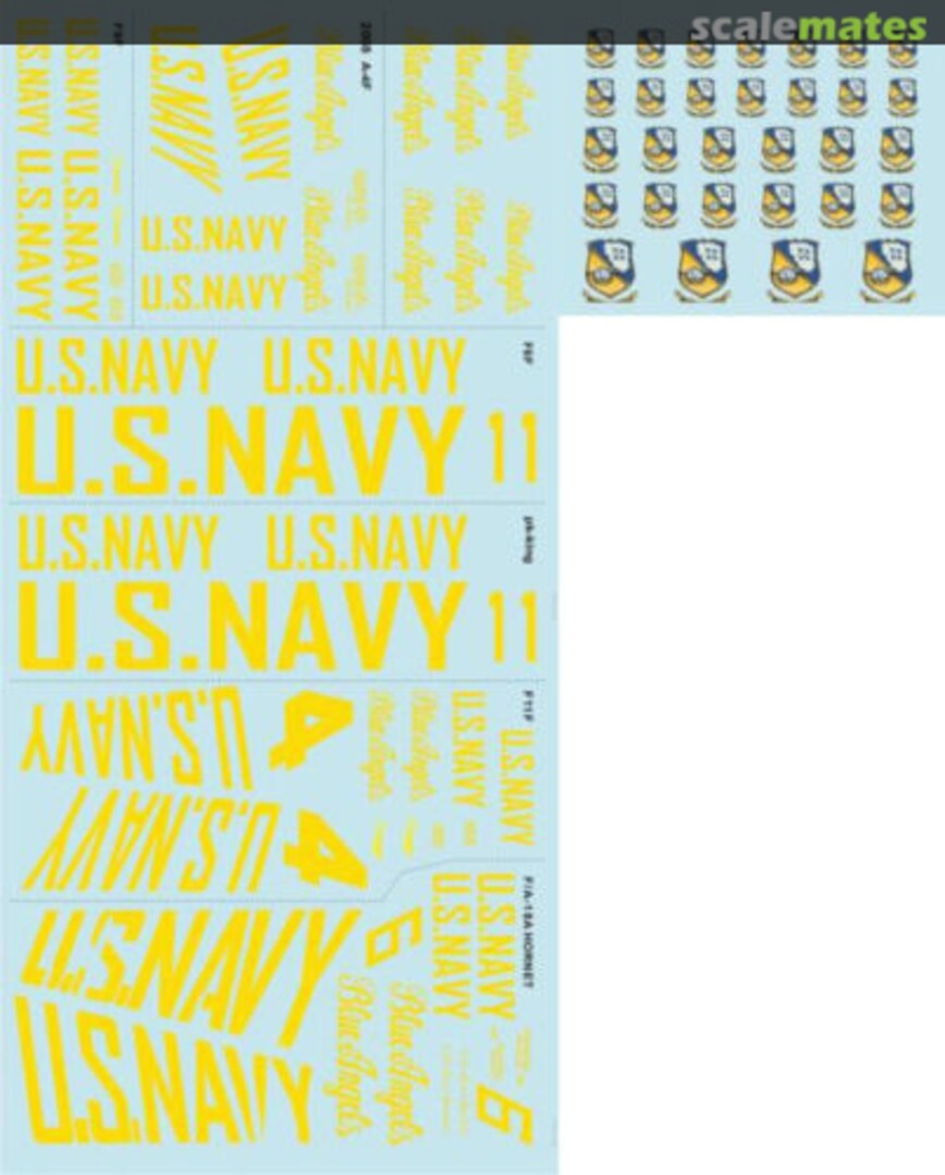 Boxart Blue Angels Decals 389 Easy Decal