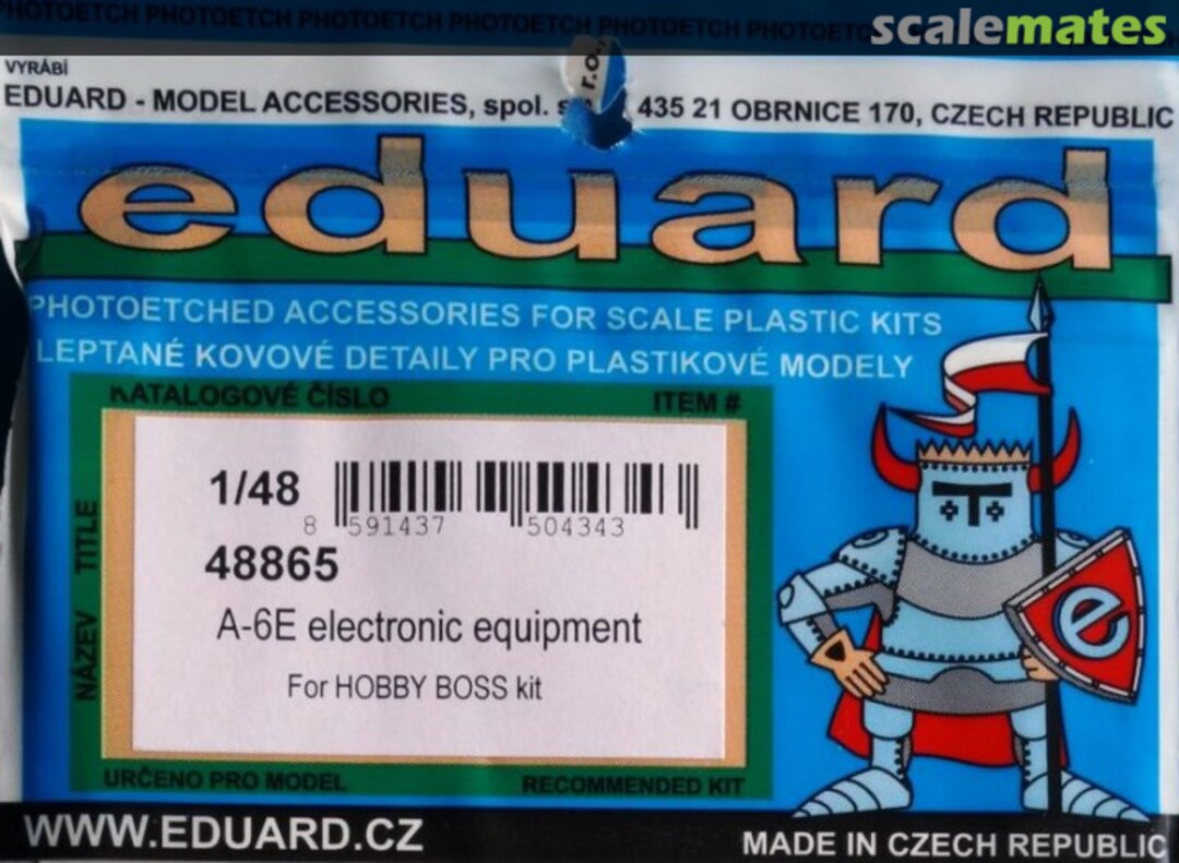 Boxart A-6E electronic equipment 48865 Eduard