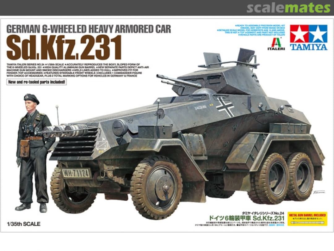 Boxart Sd.Kfz.231 37024 Tamiya