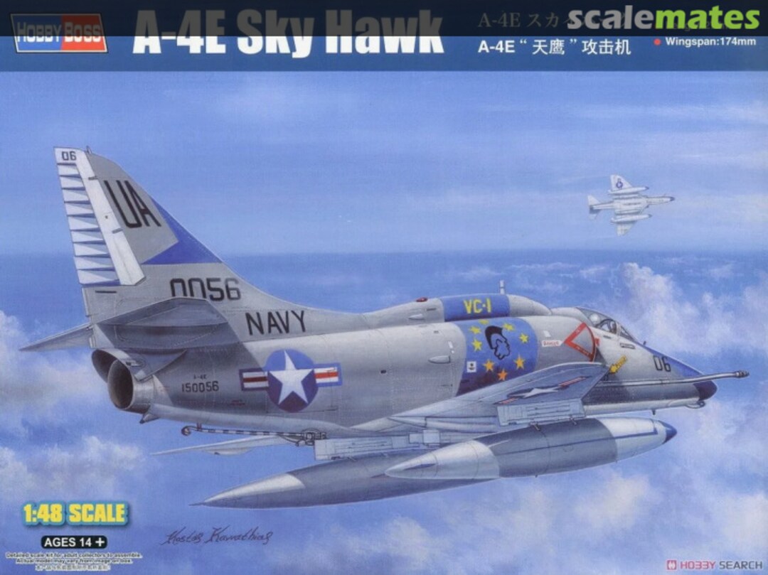 Boxart A-4E Skyhawk 81764 HobbyBoss