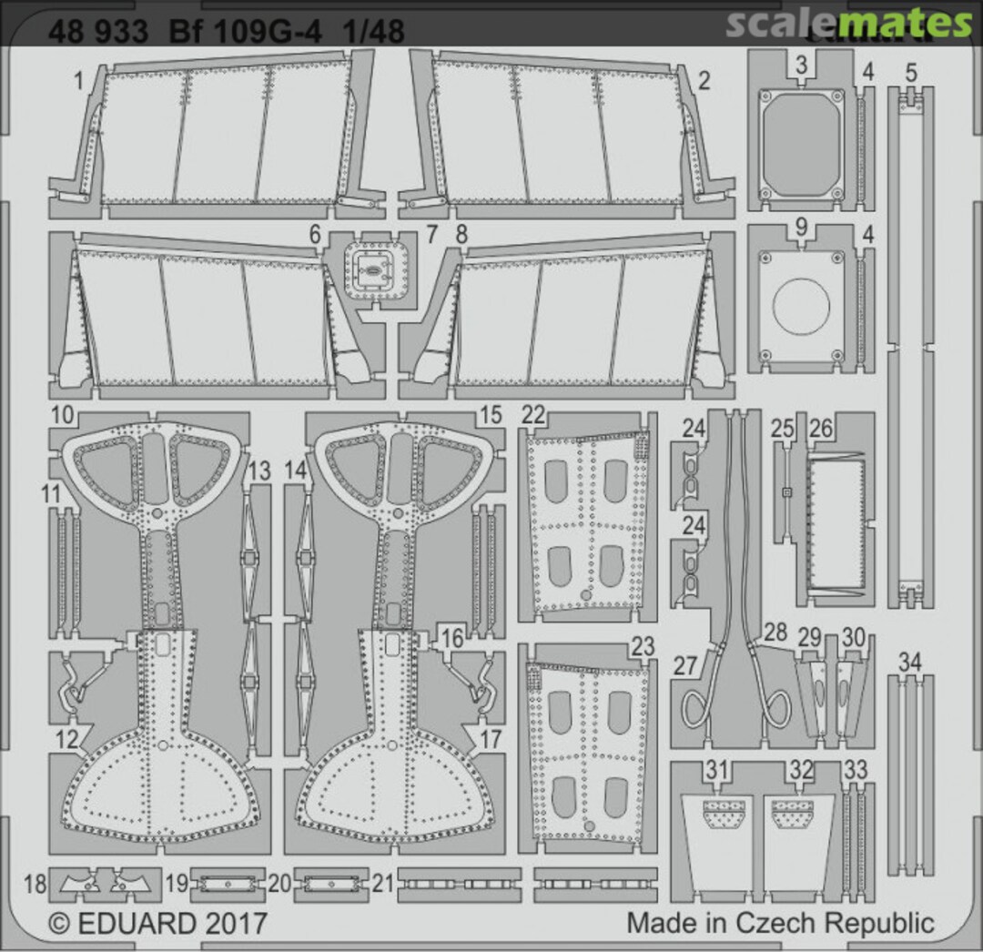 Boxart Bf 109G-4 48933 Eduard