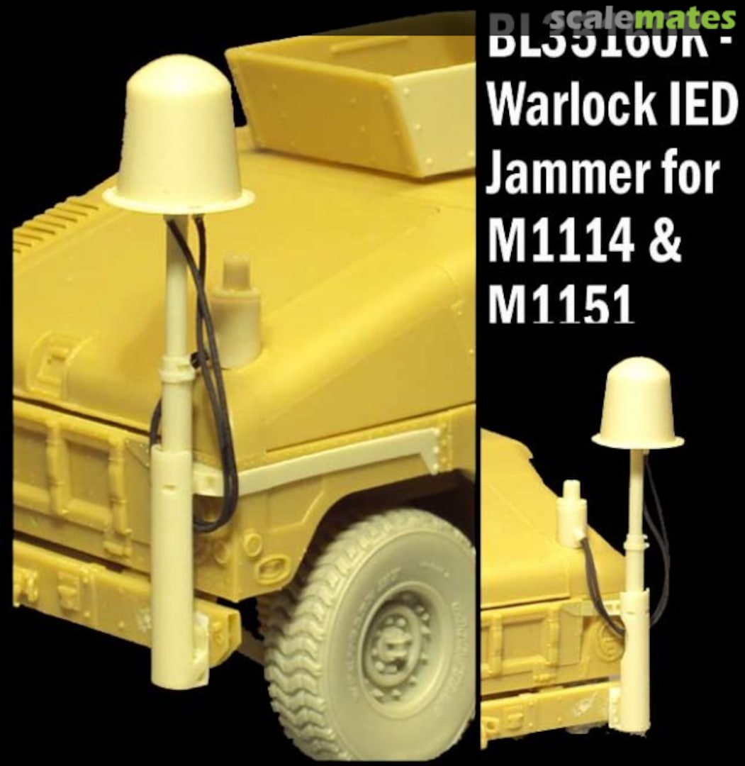 Boxart USMC WARLOCK IED JAMMER for M1114 and M1151 BL35160K Blast Models