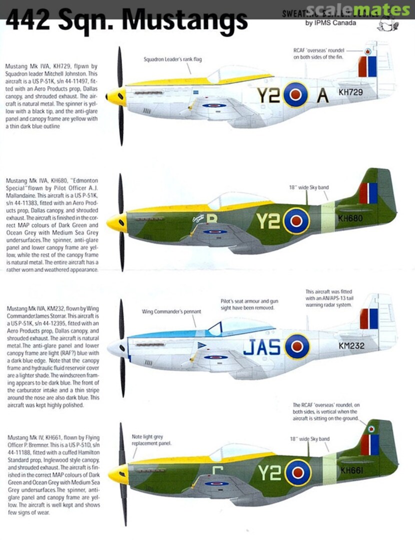 Boxart 442 Sqn. Mustangs 15 IPMS Canada