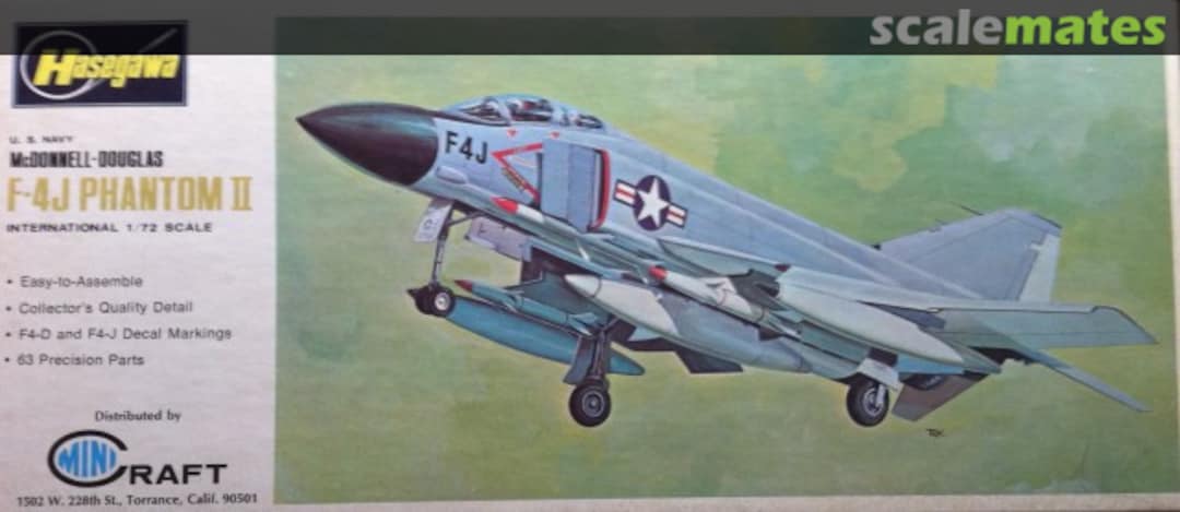 Boxart F-4J Phantom II JS-021 Minicraft Hasegawa