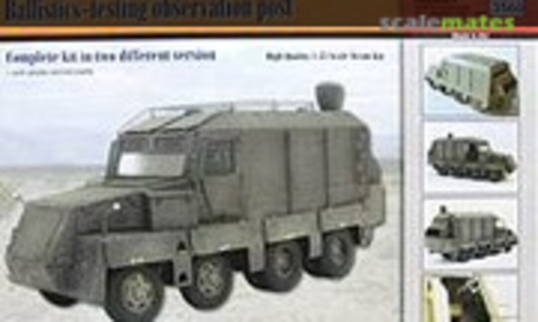 1:35 Ballistik Messwagen auf Sd.Kfz.231 (Schatton Modellbau 3560)