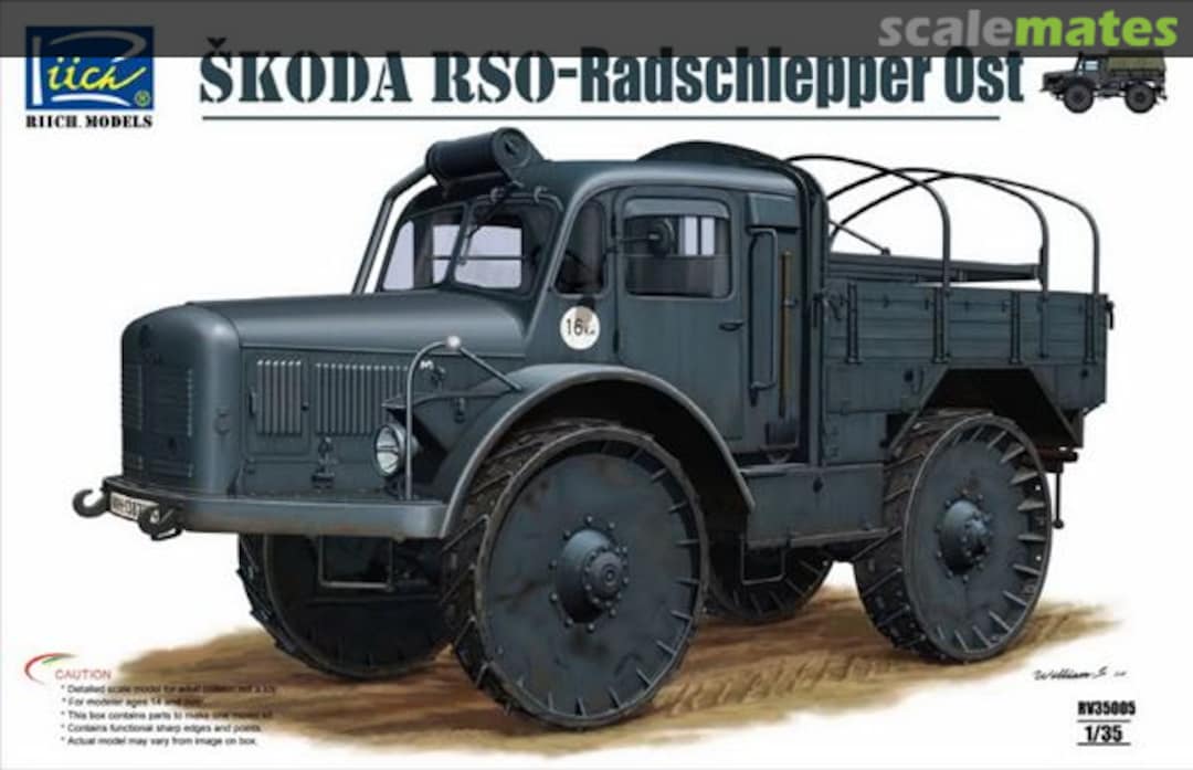 Boxart Skoda RSO-Radschlepper Ost RV35005 Riich.Models