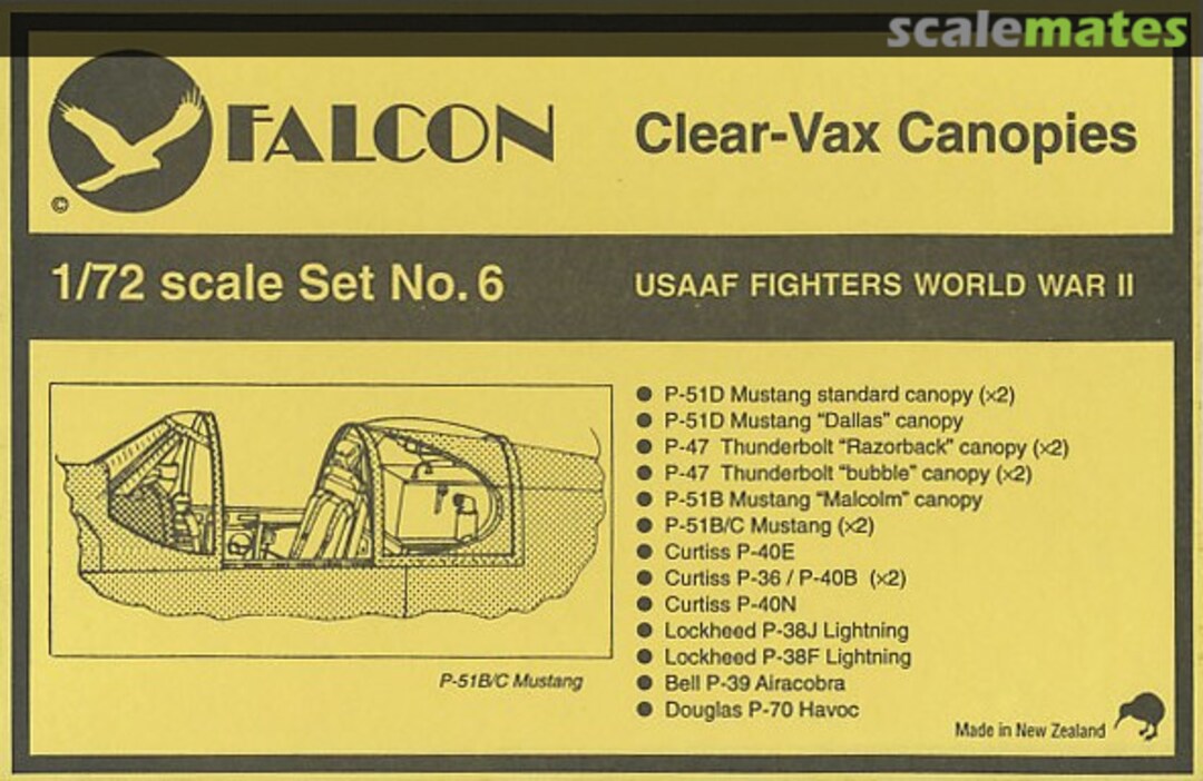 Boxart USAAF Fighters World War II 6 Falcon