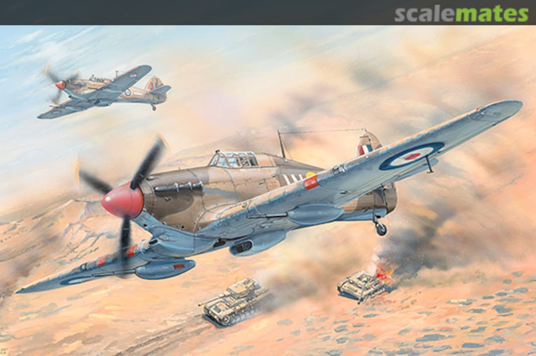 Boxart Hawker Hurricane Mk.IId/Trop 81780 HobbyBoss