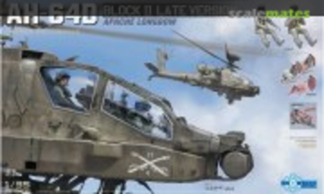 1:35 AH-64D Apache Longbow Block II Late Version (Snowman Model SP-2608)