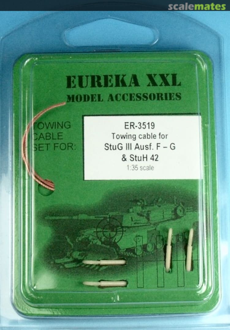 Boxart Towing Cable for StuG III Ausf. F - G & StuH 42 ER-3519 Eureka XXL