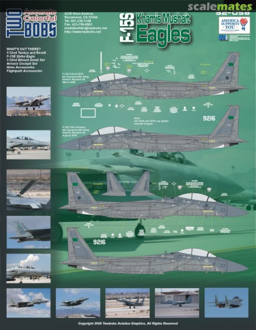 Boxart F-15S Strike Eagle 32-058 TwoBobs Aviation Graphics