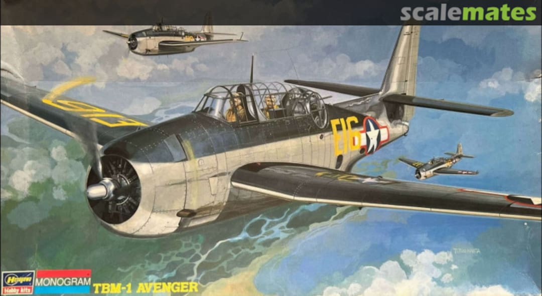 Boxart TBM-3 Avenger 86049 Hasegawa/Monogram