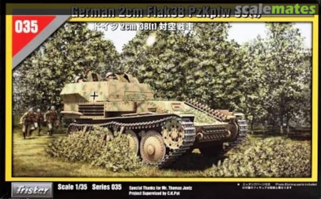 Boxart German 2cm Flak38 PzKpfw 38(t) 35035 Tristar