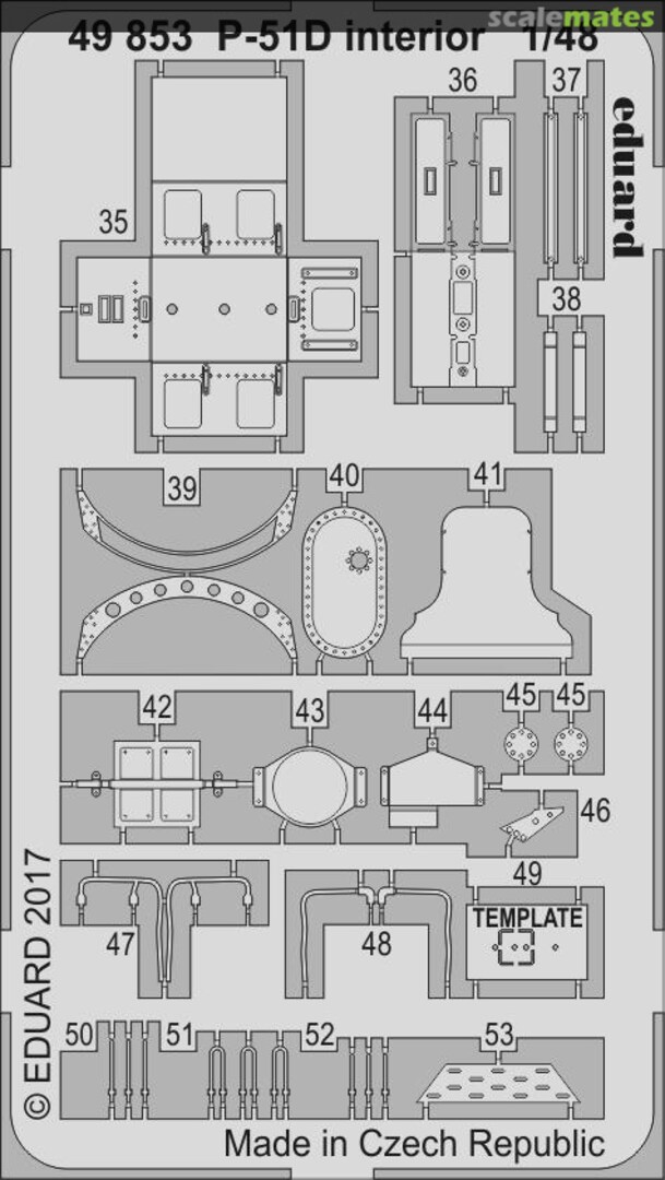 Boxart P-51D interior 49853 Eduard