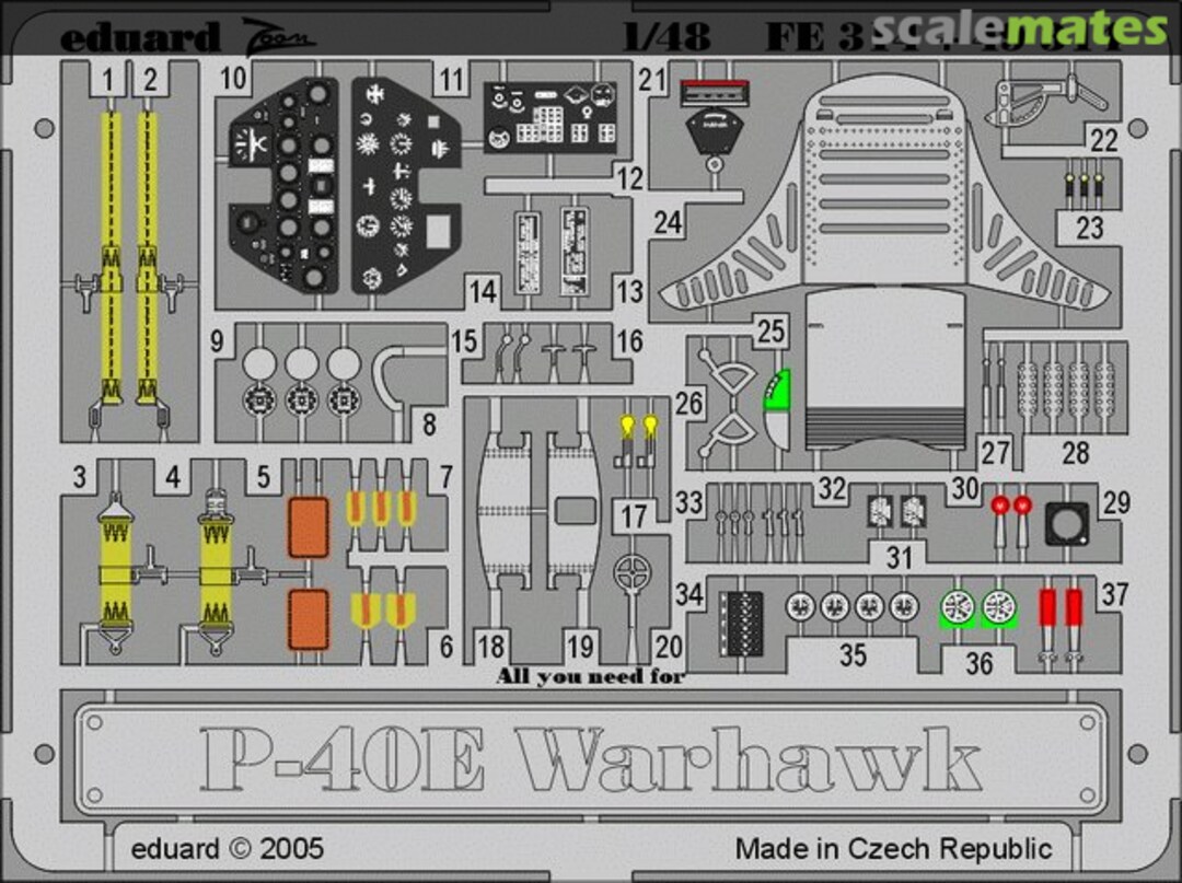 Boxart P-40E 49314 Eduard