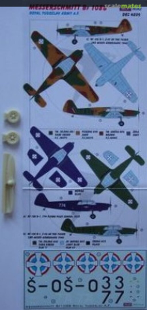 Boxart Messerschmitt Bf 108B DEC4809 Kora Models