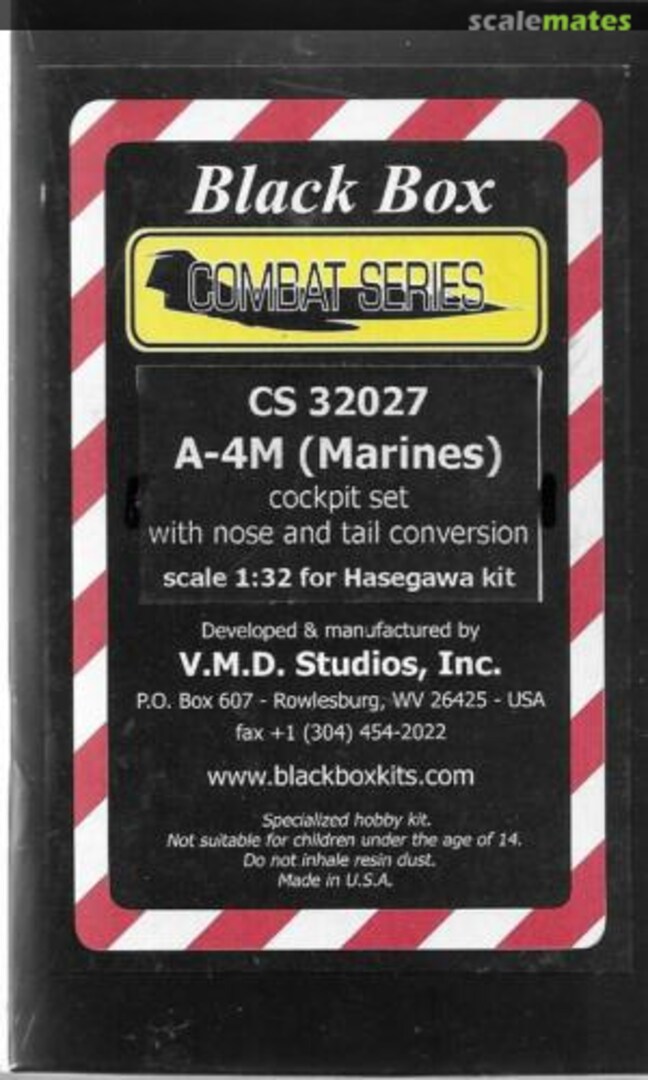 Boxart A-4M (Marines) Cockpit Set CS 32027 Black Box