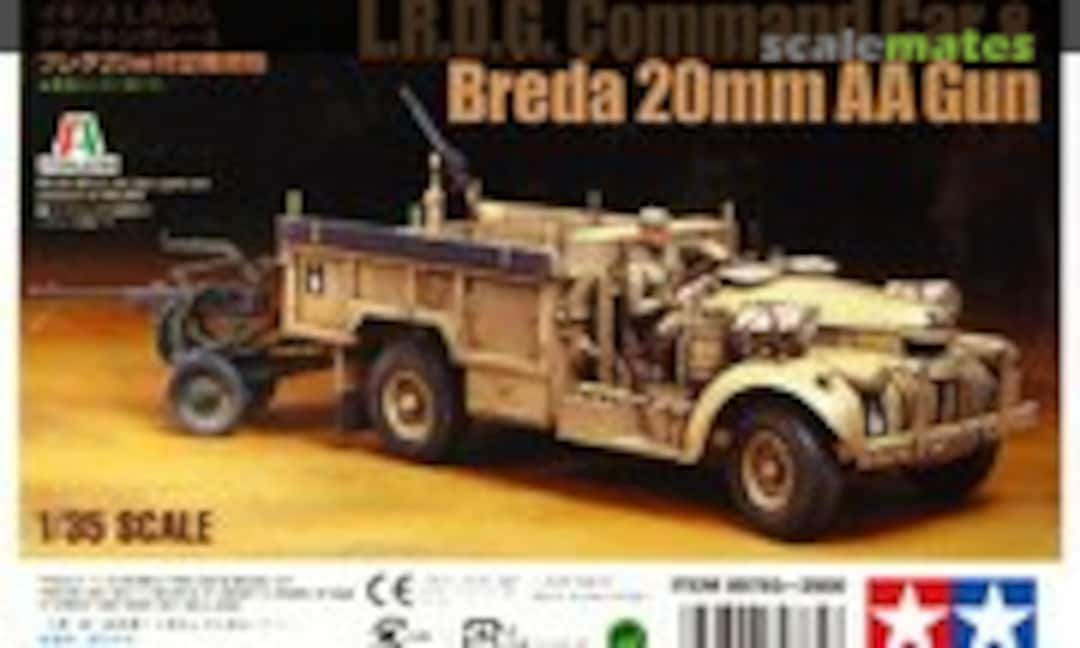 1:35 L.R.D.G. Command Car &amp; Breda 20mm AA Gun (Tamiya 89785)