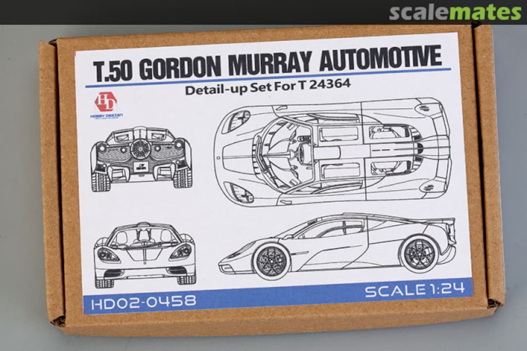 Boxart T.50 Gordon Murray Automotive HD02-0458 Hobby Design