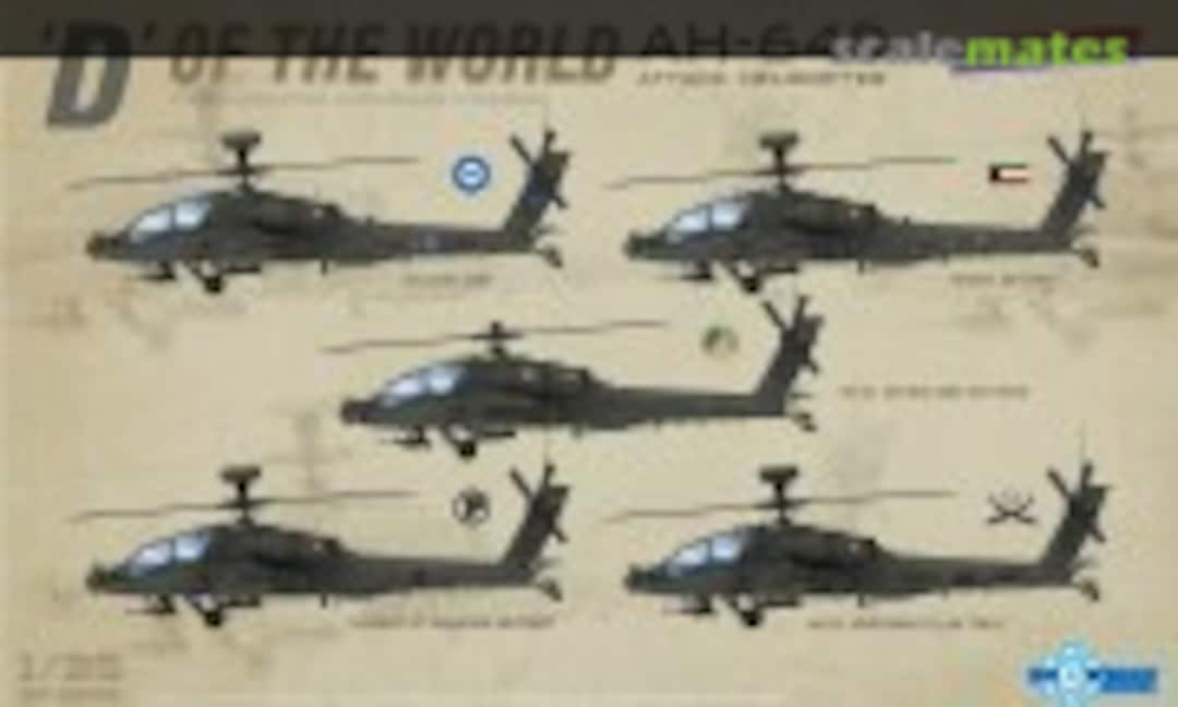 1:35 ‘D’ Of The World AH-64D Attack Helicopter (Snowman Model SP-2606)