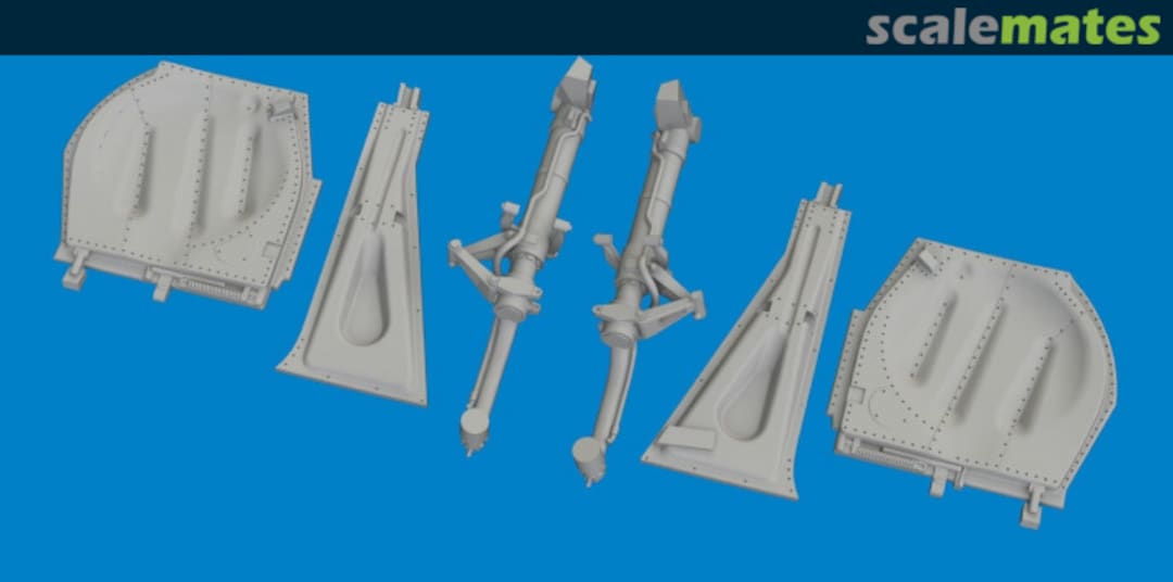 Contents P-51D Undercarriage Legs PRINT 672384 Eduard