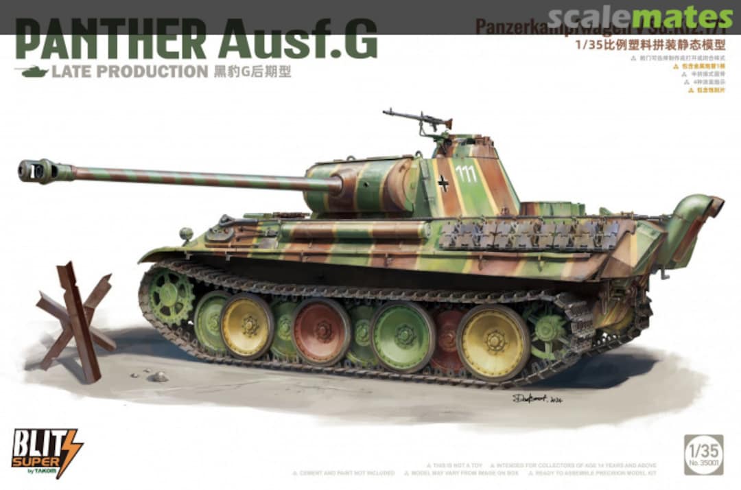 Boxart Panther Ausf.G 35001 Takom