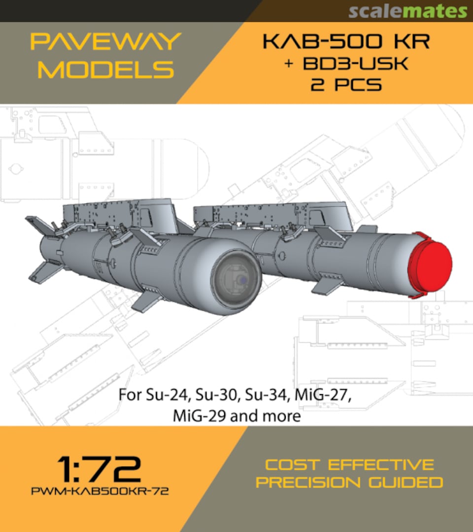 Boxart KAB-500 KR + BD3-USK PWM-KAB500KR-72 Paveway Models