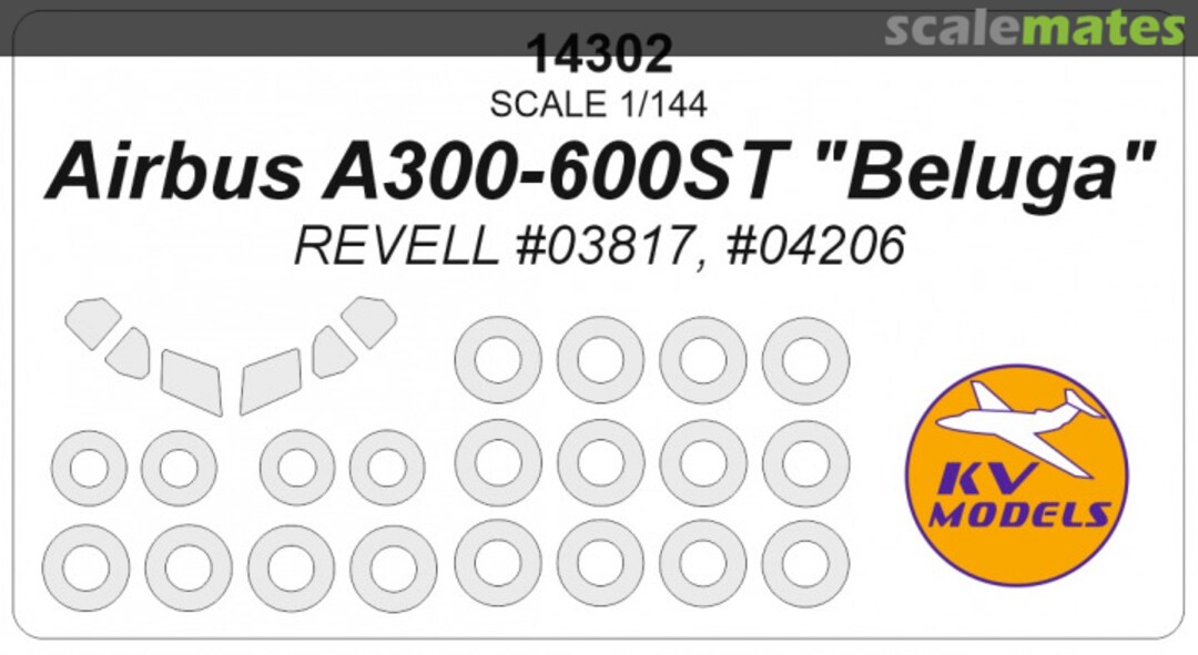 Boxart Airbus A300-600ST "Beluga" 14302 KV Models