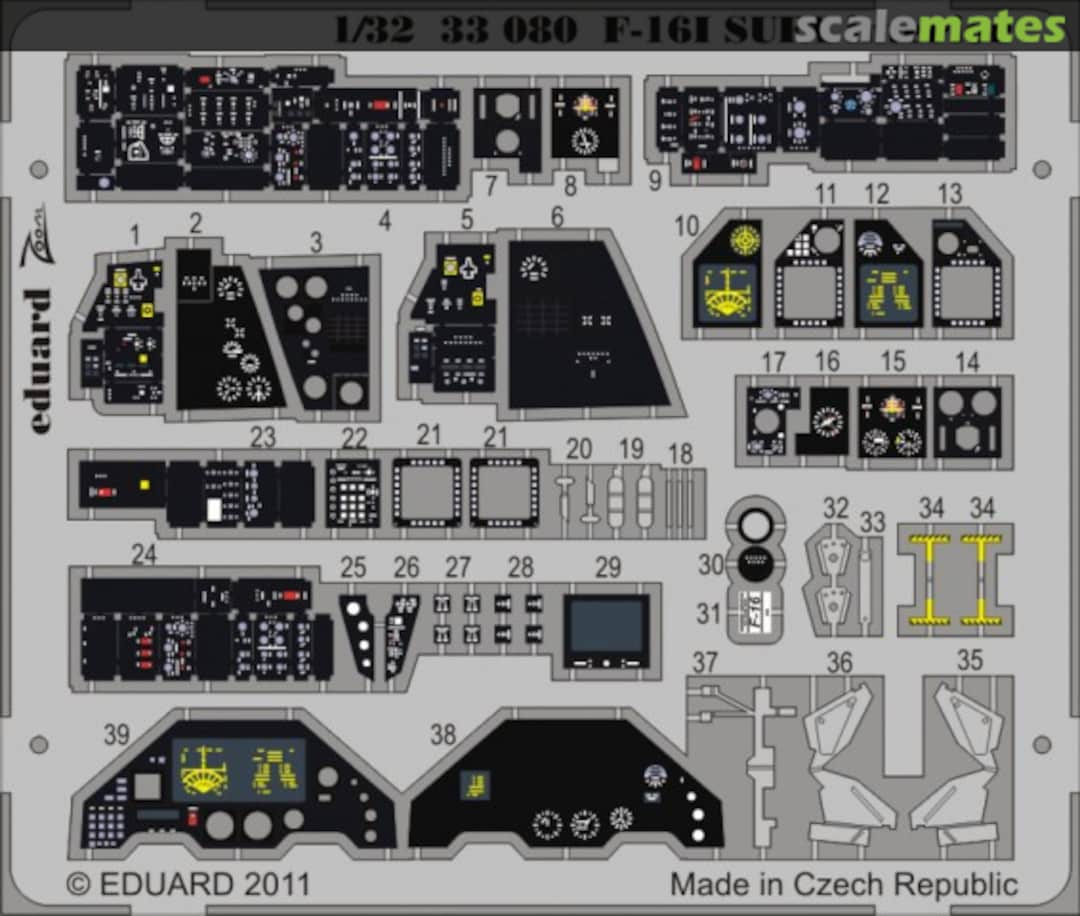 Boxart F-16l SUFA interior S.A. 33080 Eduard