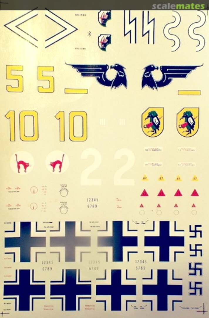 Contents Bf 109E 32-19 Microscale