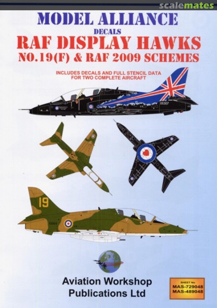 Boxart RAF Display Hawks MAS-489048 Model Alliance