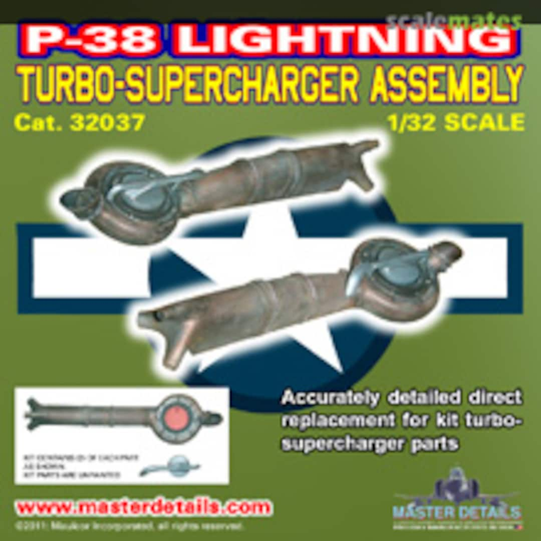 Boxart P-38 Lightning Turbo-Supercharger 32037 Master Details