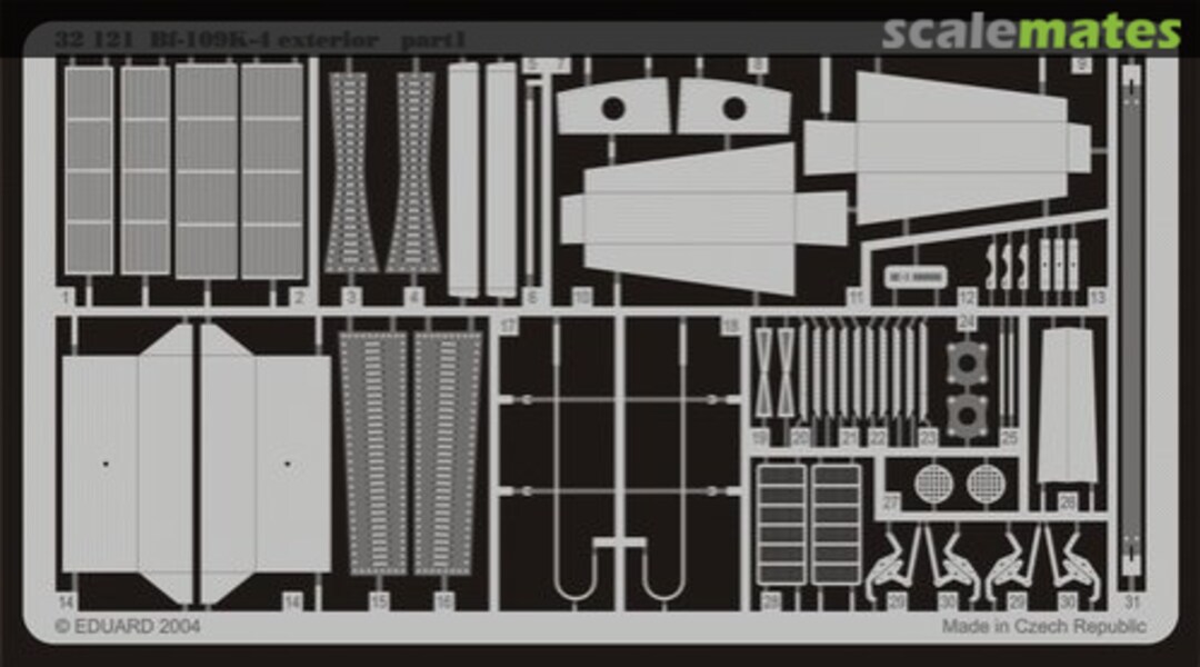 Boxart Bf-109K-4 exterior 32121 Eduard
