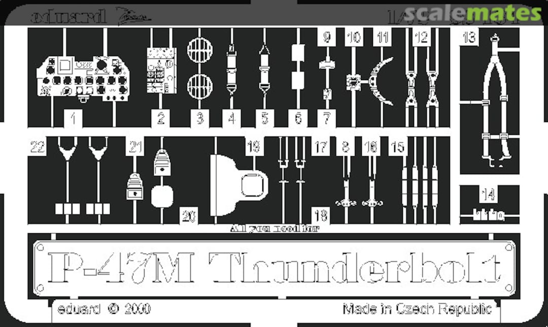 Boxart P-47M Thunderbolt SS134 Eduard