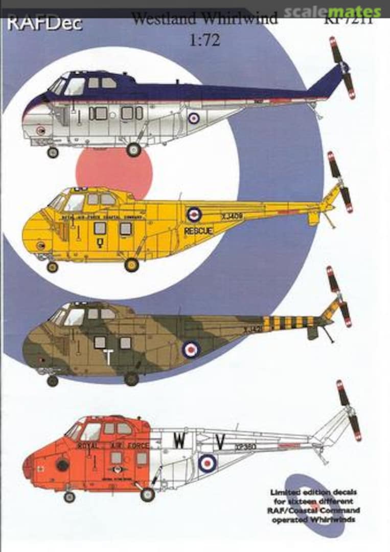 Boxart Westland Whirlwind RF7211 RAFDec