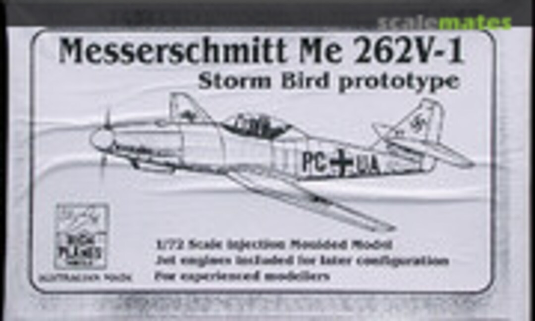 1:72 Messerschmitt Me 262 V-1 (High Planes Models 72038)