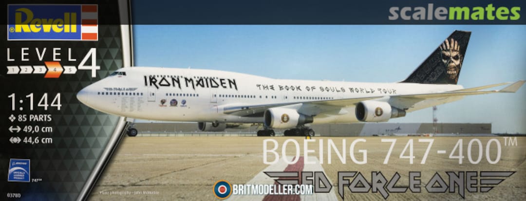 Boxart Boeing 747-400 Ed Force One 03780 Revell