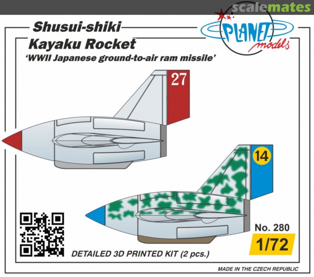 Boxart Kayaku Rocket 280 Planet Models