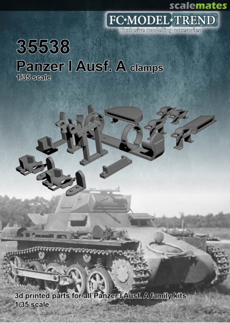 Boxart Panzer I Ausf. A tool clamps 35538 FC Model Trend