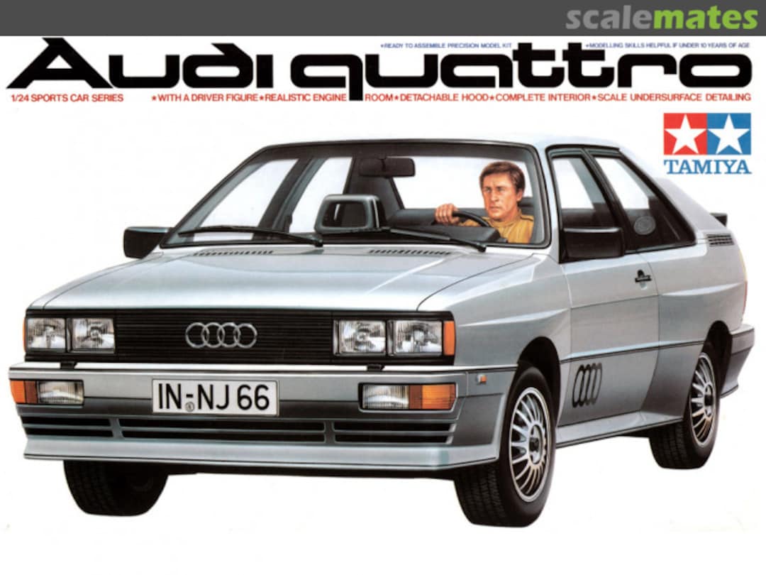 Boxart Audi quattro 24031 Tamiya