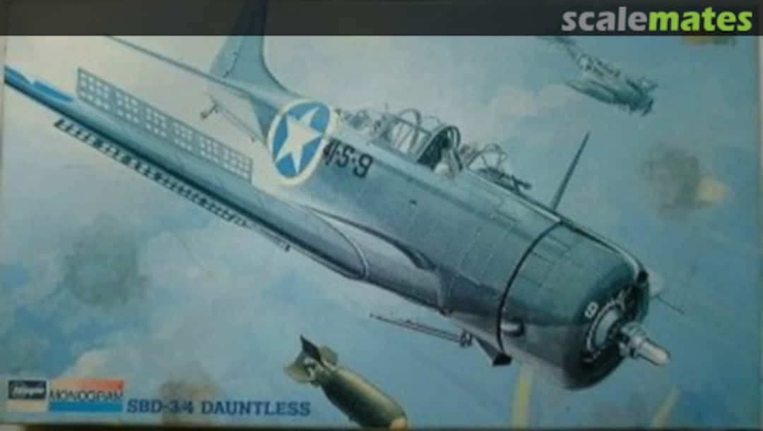 Boxart SBD-3-4 Dauntless HM56 Hasegawa/Monogram