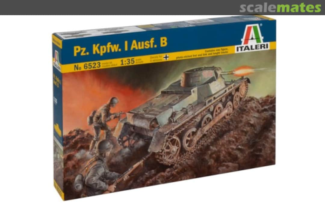 Boxart P.Kpfw. I Ausf. B 6523 Italeri