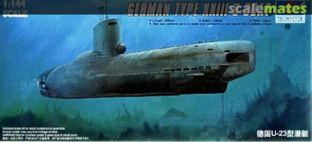 Boxart Type XXIII U-Boat 05908 Trumpeter