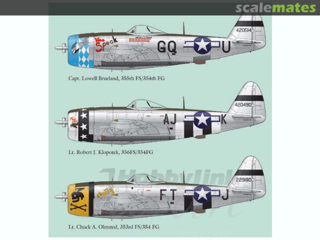 Boxart Republic P-47D Thunderbolt Part 5 Limited Edition (Japanese) 72-016J Lifelike Decals