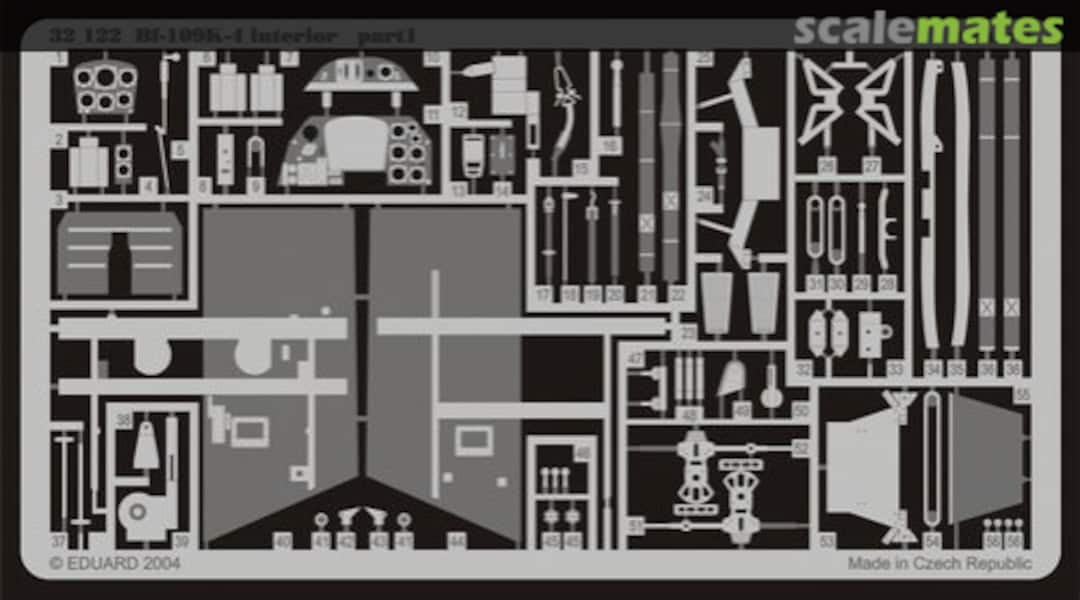 Boxart Bf-109K-4 interior 32122 Eduard
