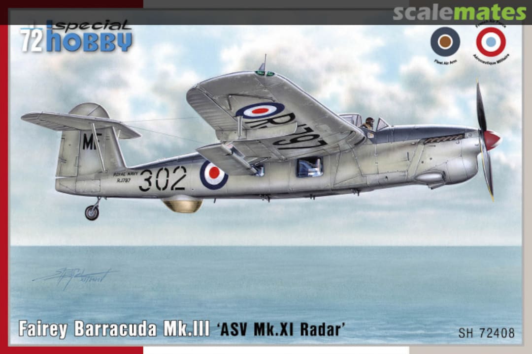 Boxart Fairey Barracuda Mk.III 'ASV Mk.XI Radar' SH72408 Special Hobby